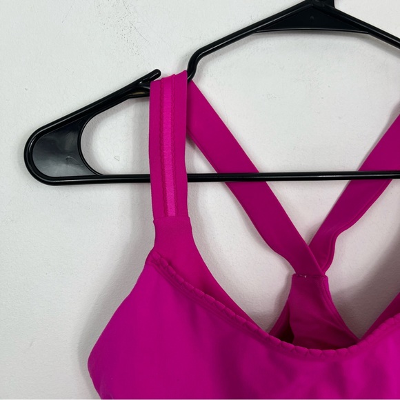 Lululemon Cross My Heart Tank Paris Pink Sz 6 - Picture 5 of 9